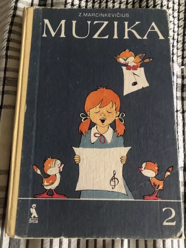 Muzika 2 klasei (1989) - Marcinkevičius Z., knyga 2