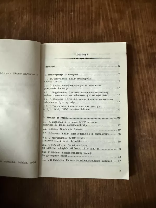 Socialinė demokratija Lietuvoje - Vilniaus universitetas, knyga 4