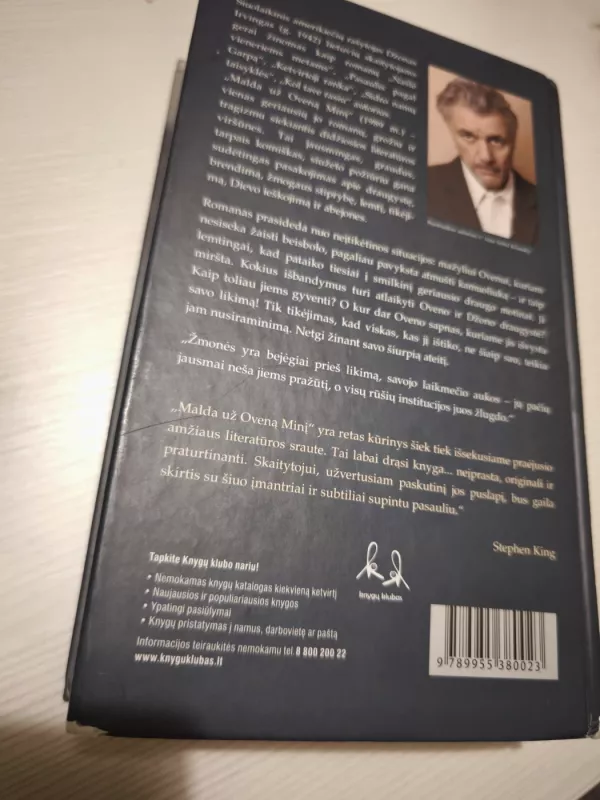 Malda už Oveną Minį - John Irving, knyga 2