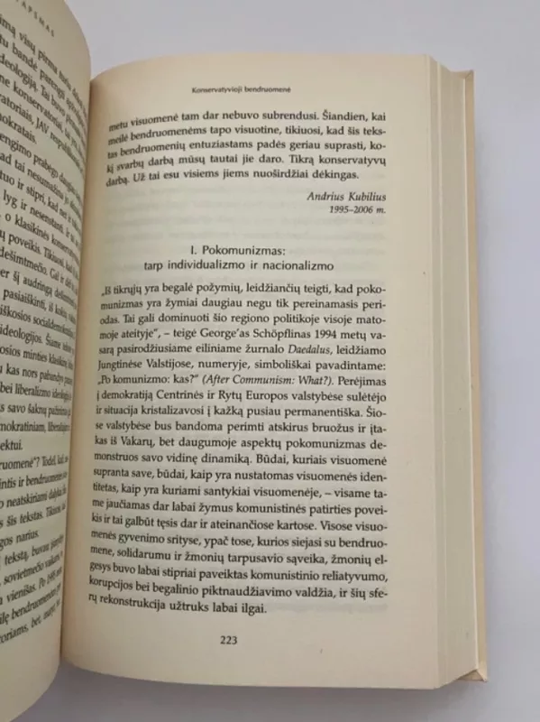 Libertas & Pietas. Lietuviškasis konservatizmas. Antologija 1993-2010 - Mantas Adomėnas, knyga 4