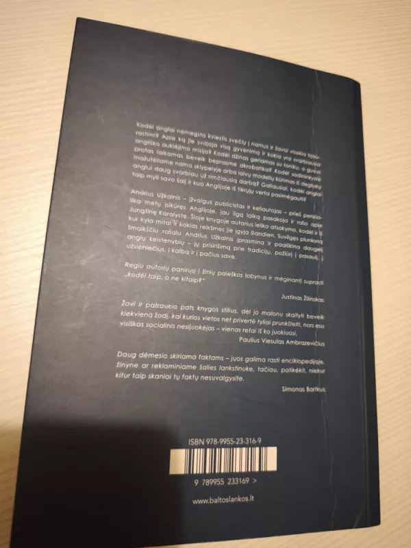 Anglija: Apie tuos žmones ir jų šalį - Andrius Užkalnis, knyga 3