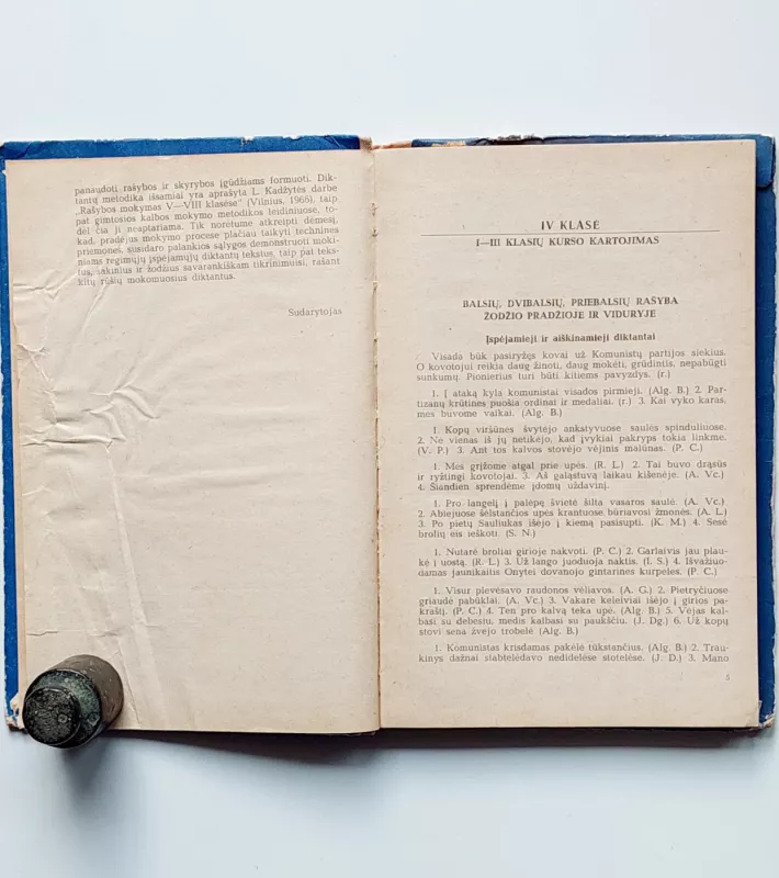 Diktantai IV-VI klasei - Bronius Dobrovolskis, knyga 6