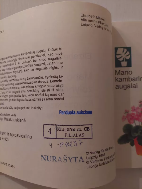 Mano žolynėliai - Elizabetė Mankė, knyga 3