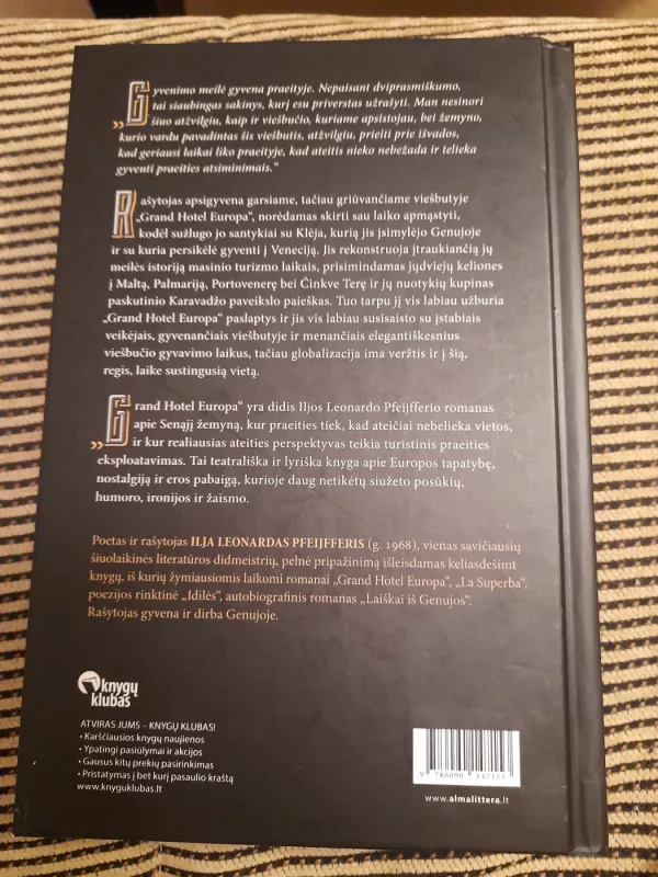 Grand Hotel Europa - Ilja Leonard Pfeijffer, knyga 4