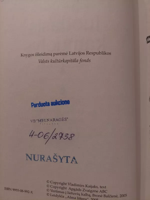 Juodasis kamuolys - Vladimirs Kaijaks, knyga 3