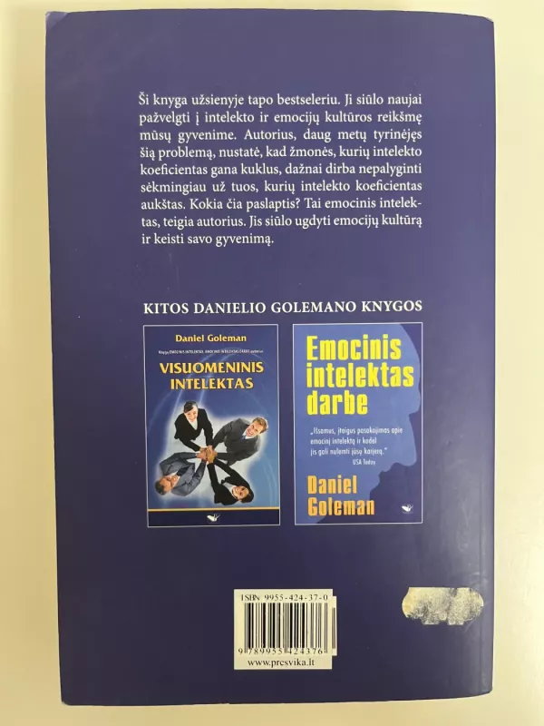 Emocinis Intelektas - Daniel Goleman, knyga 3
