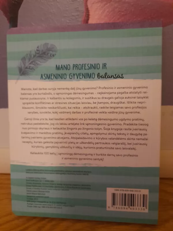 Mano profesinio ir asmeninio gyvenimo balansas. 100 kelių į sąmoningą dėmesingumą - Melanie Krötz, knyga 5
