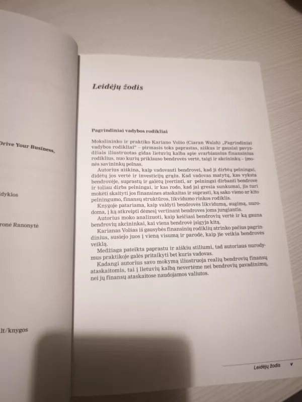 Pagrindiniai vadybos rodikliai - Carian Walch, knyga 4