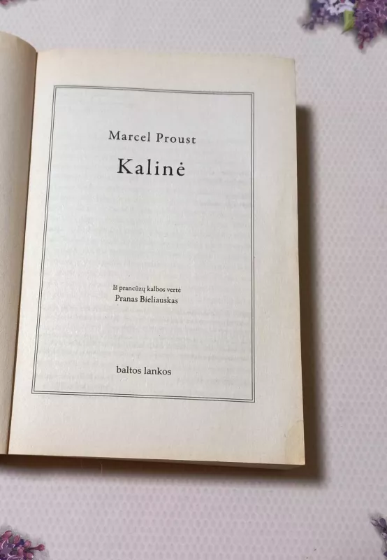 Kalinė - Marcel Proust, knyga 3