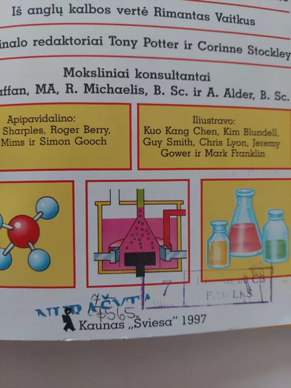 Iliustruotas chemijos žinynas - Jane Wertheim, knyga 4
