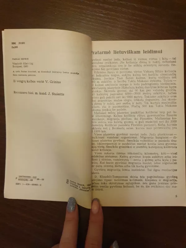 Gyvūnų migravimas ir plitimas - Henrikas Farkašas, knyga 3