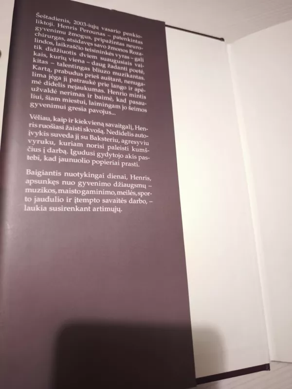 Šeštadienis - Ian McEwan, knyga 4