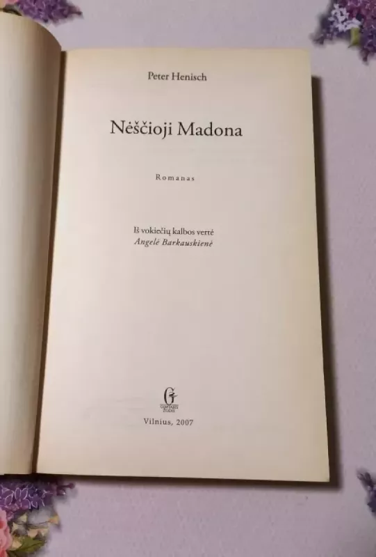 Nėsčioji Madona - Peter Henisch, knyga 3