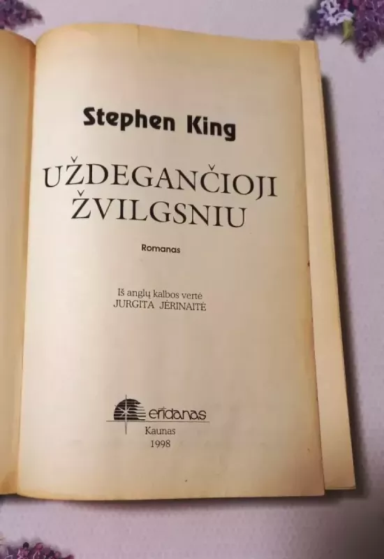 Uždegančioji žvilgsniu - Stephen King, knyga 3
