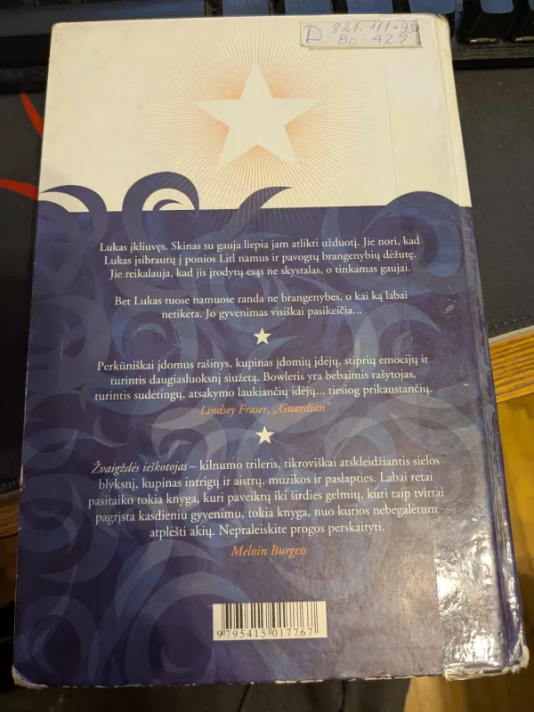 Žvaigždės ieškotojas - Tim Bowler, knyga 3