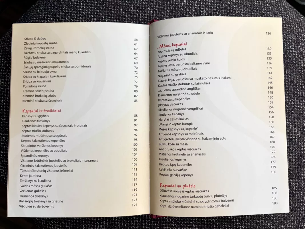 Valgių knyga šventėms ir kasdienai - Autorių Kolektyvas, knyga 6