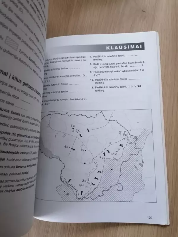 Atpažinkime žemėlapius. Ruošiamės istorijos egzaminui - Gintaras Kaselis, knyga 6