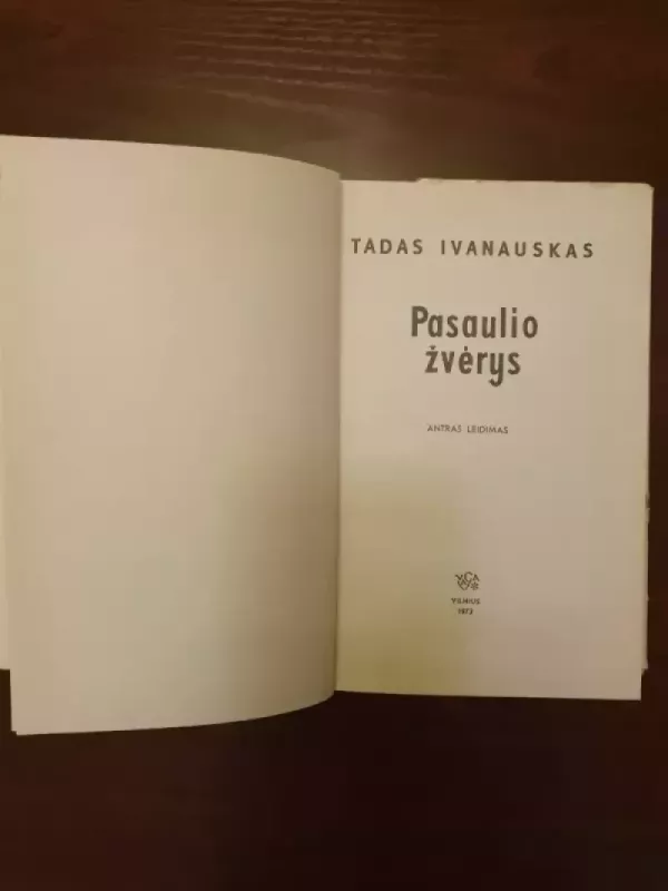 Pasaulio žvėrys - Tadas Ivanauskas, knyga 3