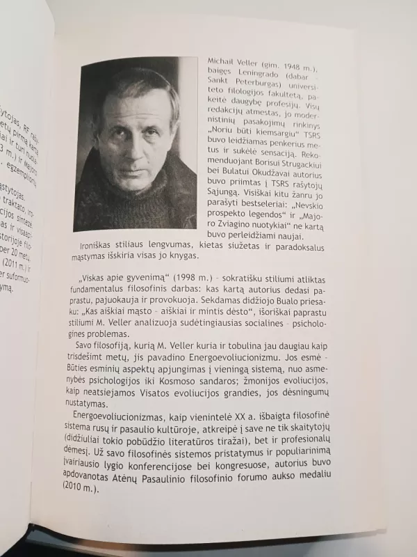 \"Viskas apie gyvenimą: visuotinė teorija apie viską\" - Michail Veller, knyga 4