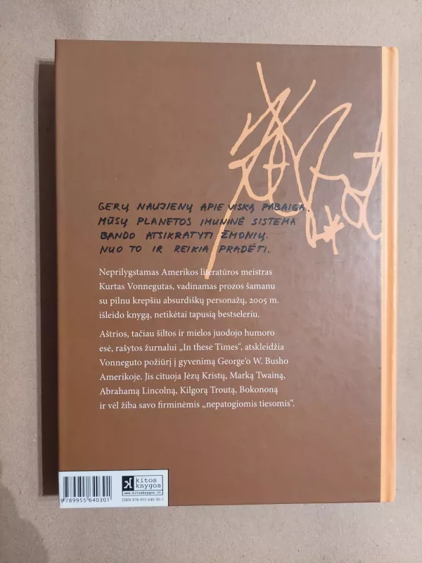 Žmogus be tėvynės - Kurt Vonnegut, knyga 3