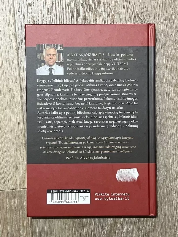 Politinis idiotas - Alvydas Jokubaitis, knyga 4