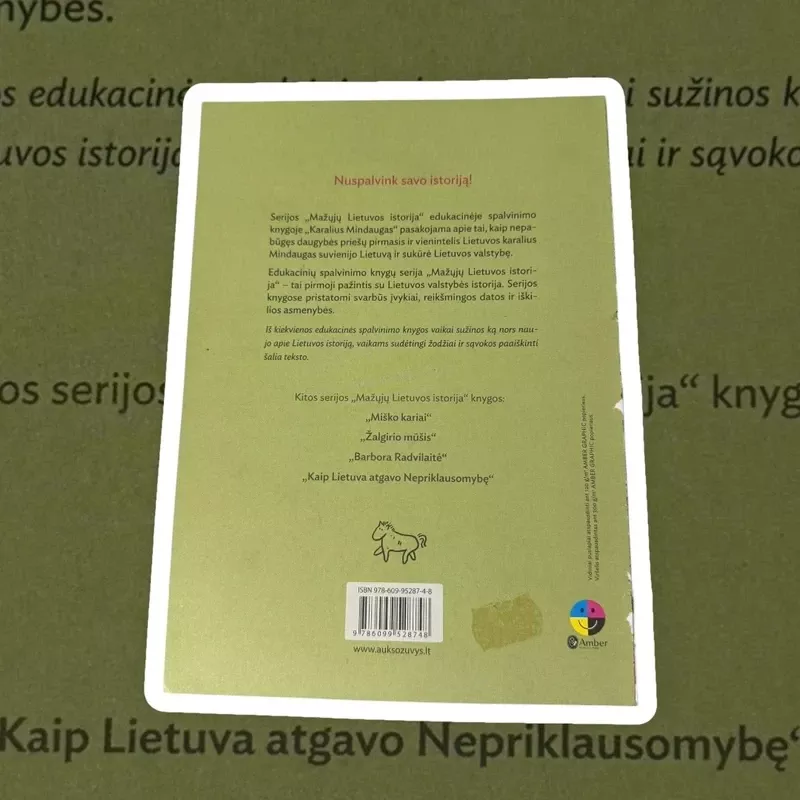 Karalius Mindaugas. Spalvinimo knyga - Gediminas Kulikauskas, knyga 5