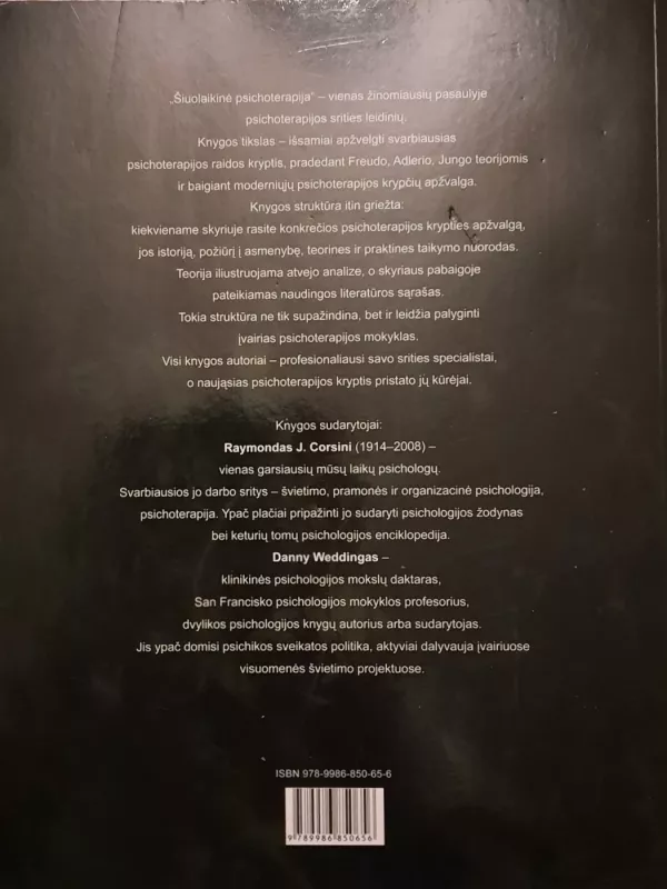 Šiuolaikinė psichoterapija - Raymond J. Corsini, knyga 3