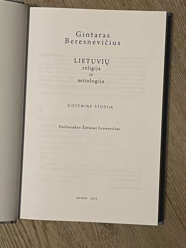 Lietuvių religija ir mitologija - Gintaras Beresnevičius, knyga 3