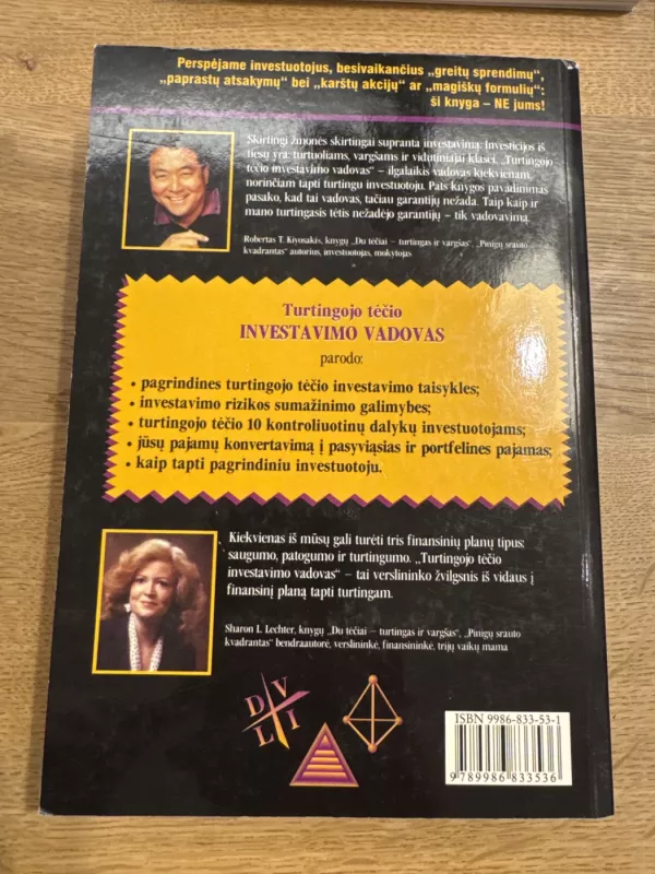 Turtingojo tėčio investavimo vadovas - Robert T. Kiyosaki, Sharon L.  Lechter, knyga 3