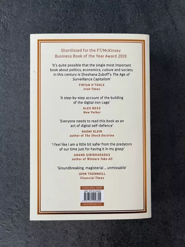 The Age of Surveillance Capitalism : The Fight for a Human Future at the New Frontier of Power - Shoshana Zuboff, knyga 4