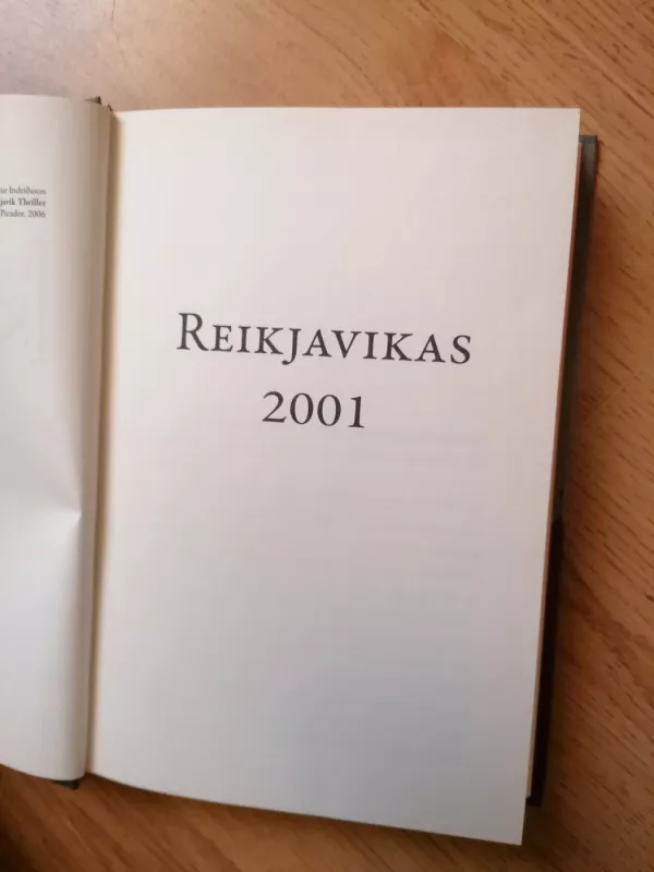 Užnuodytas kraujas - Arnaldur Indridason, knyga 6