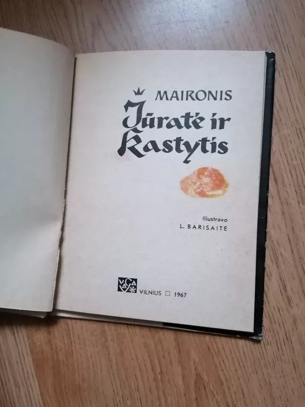 Jūratė ir Kastytis -  Maironis, knyga 3