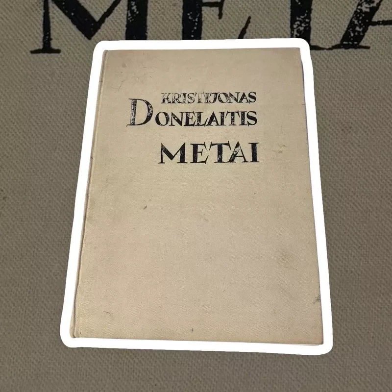Metai - Kristijonas Donelaitis, knyga 2