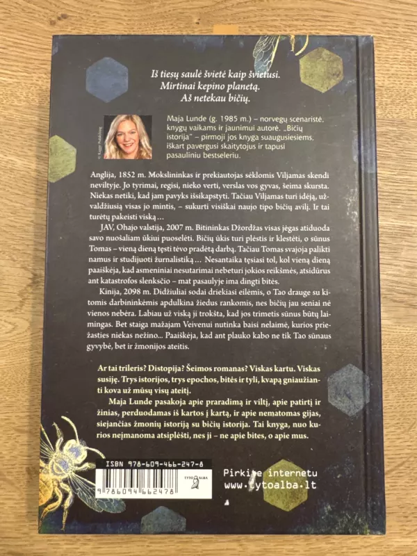 Bičių istorija - Maja Lunde, knyga 3