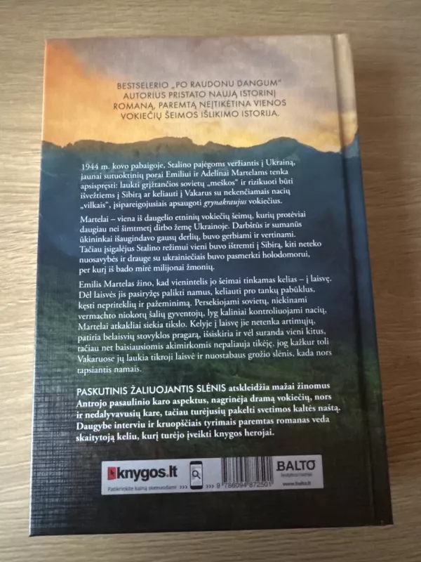 Paskutinis žaliuojantis slėnis - Mark Sullivan, knyga 2