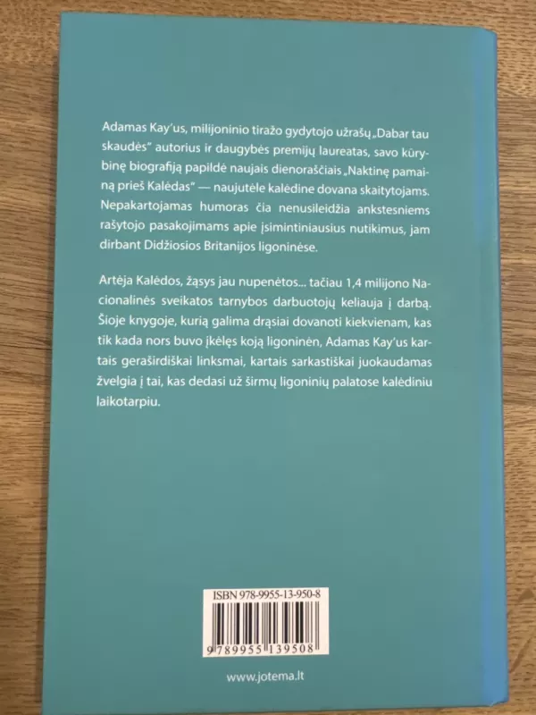 Naktinę pamainą prieš Kalėdas - Adam Kay, knyga 3