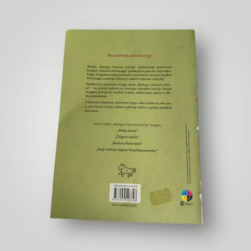 Karalius Mindaugas Spalvinimo knyga - Gediminas Kulikauskas, knyga 3