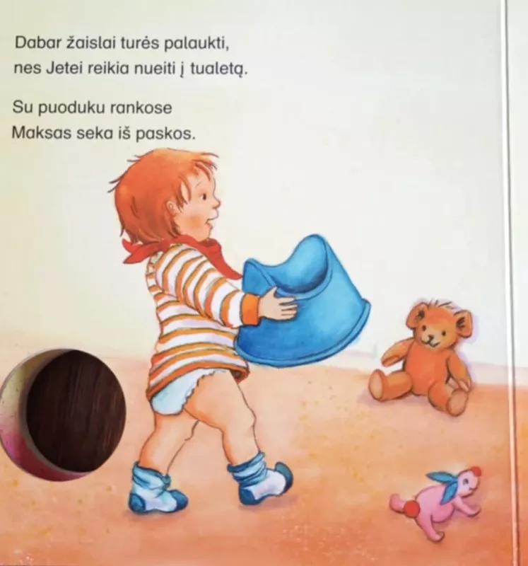 Maksas sėdi ant puoduko - Laura Teller, knyga 4