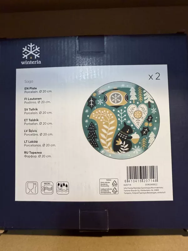 Lėkštės su voverėmis - , namai ir interjeras 5