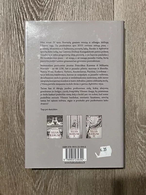 Silva Rerum IV - Sabaliauskaitė Kristina, knyga 4