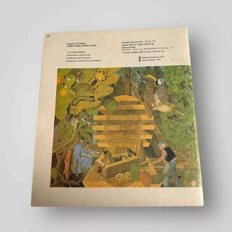 Miške gimęs, miške augęs - Raineris Zacheris, knyga 3