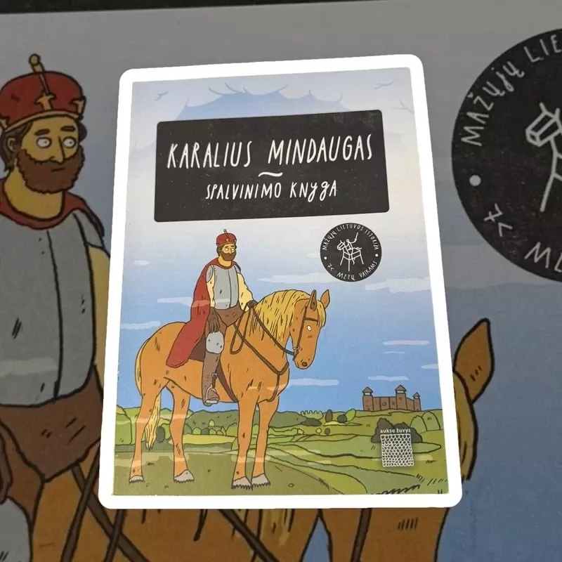 Karalius Mindaugas. Spalvinimo knyga - Gediminas Kulikauskas, knyga 2