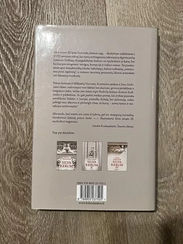 Silva Rerum III - Sabaliauskaitė Kristina, knyga 3