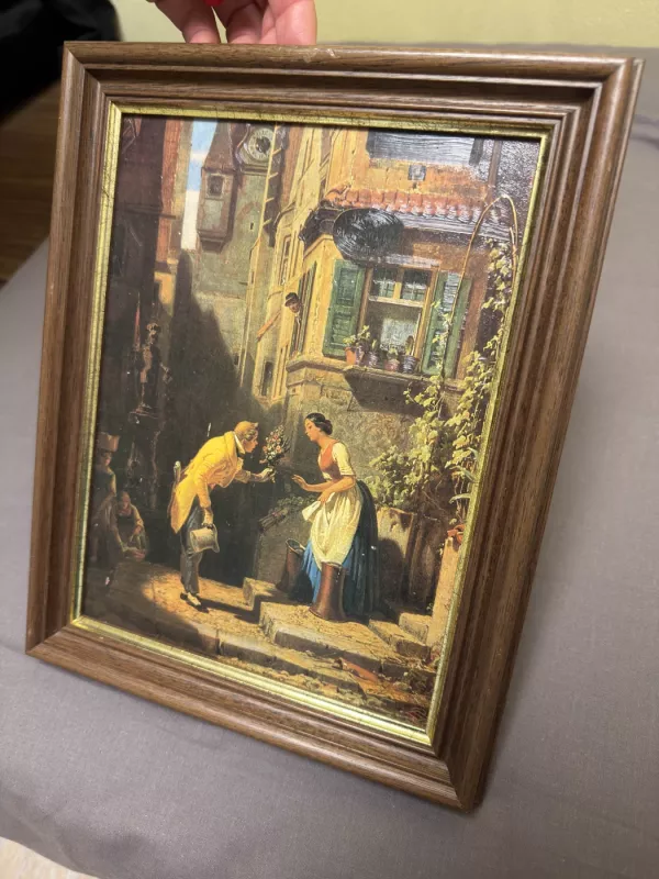 Paveikslas Carl Spitzweg Der Wwige Hochzeiter - , namai ir interjeras 6