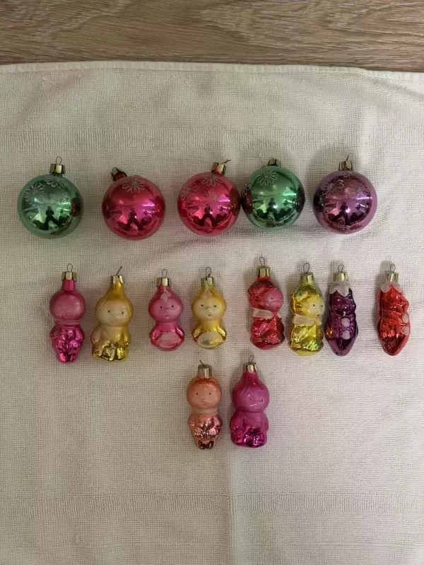 Ssrs eglutės žaisliukų rinkinys „Detskiy“, 1985 m. - , namai ir interjeras 2