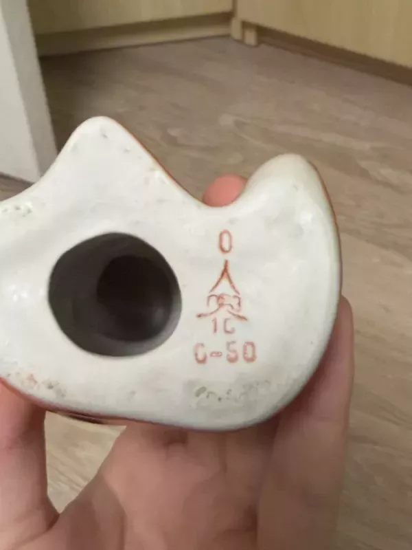 Vintažinė porcialianinė lapės figurėlė Gorodnitsa - , namai ir interjeras 6