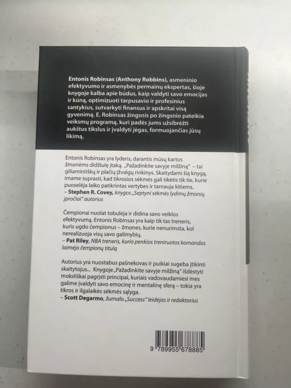 Pažadink savyje milžiną - Robbins Anthony, knyga 3