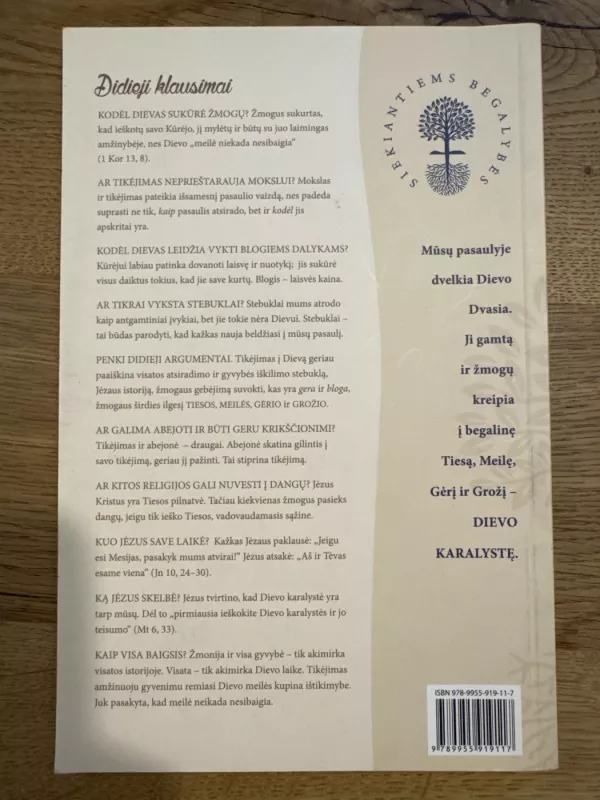 Didieji klausimai vaikams ir t4vams - kun. Vytautas Sadauskas SJ, knyga 3