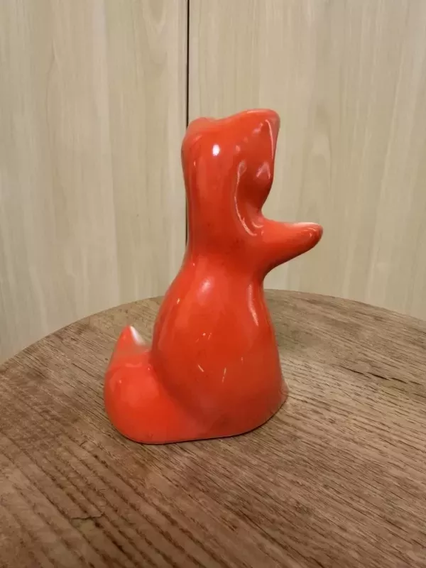 Vintažinė porcialianinė lapės figurėlė Gorodnitsa - , namai ir interjeras 4