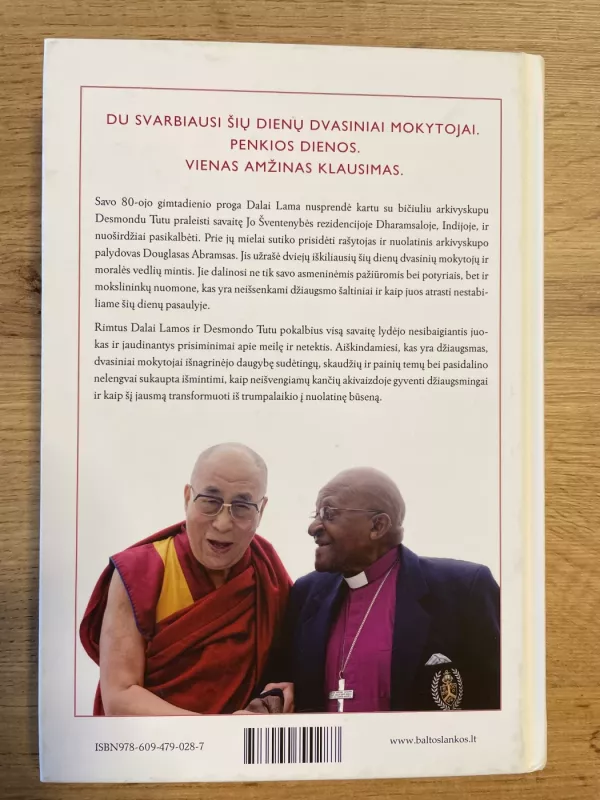 Džiaugsmo knyga - Douglas Carlton AbramsDalai LamaDesmond Tutu, knyga 3